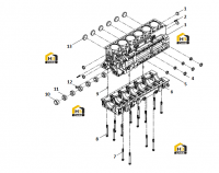 Комплектующие блока цилиндров