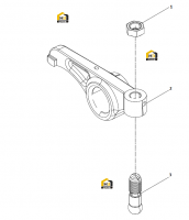 Коромысло впускного клапана