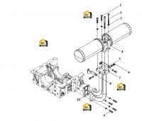 Крепление масляного фильтра