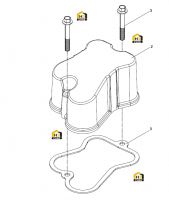 Крышка клапанная в сборе
