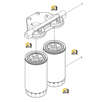 Фильтр топливный, сепаратор