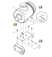 Фильтр воздушный с креплением