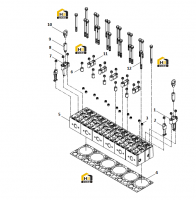 Головка блока цилиндров в сборе