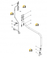Группа масляных труб турбонагнетателя