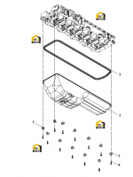 Поддон картера с креплением