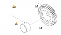 Шестерня промежуточная в сборе
