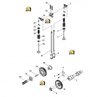 Узел привода клапанов