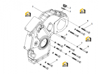 Картер шестерен двигателя