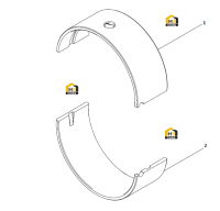 Комплект шатунных вкладышей