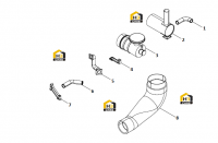Комплект выхлопной системы двигателя