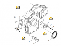 Комплектующие картера маховика