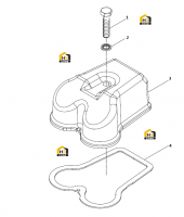 Крышка клапанная в сборе
