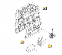 Фильтр масляный в сборе