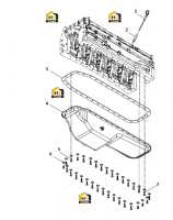 Поддон и щуп масляный