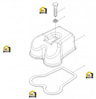 Крышка клапанная в сборе