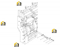 Форсунка охлаждения поршня с болтами