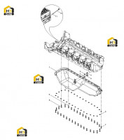 Поддон картера в сборе