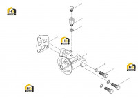 Узел седла масляного фильтра