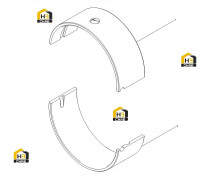 Комплект коренных вкладышей