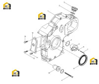 Комплектующие картера маховика