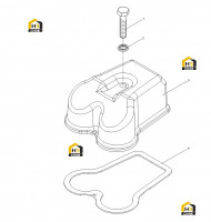 Крышка клапанная в сборе