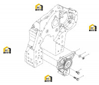 Насос масляный с крепежными болтами