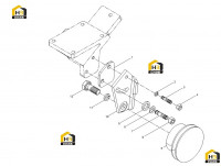 Натяжитель и ремень в сборе