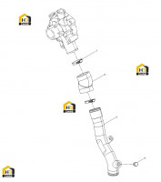 Патрубок водяной