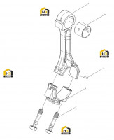 Шатун в сборе