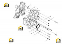 Картер механизма газораспределения