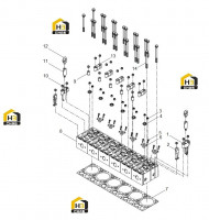 Головка блока с комплектующими