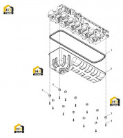 Поддон картера с креплением