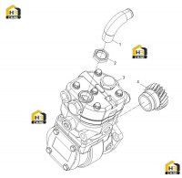 Шестерня воздушного компрессора