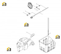 Щуп масломерный с комплектующими