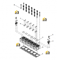 Головка блока цилиндров в сборе