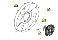 Муфта вентилятора в сборе