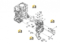 Насос водяной в сборе