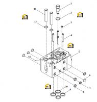 Узел головки блока цилиндров