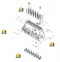 Блок цилиндров в сборе