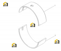 Комплект шатунных вкладышей