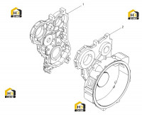 Крышка маховика