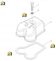 Крышка клапанная в сборе