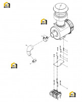 Фильтр воздушный, кронштейн