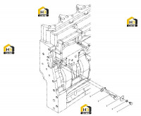 Форсунка охлаждения поршня с болтами