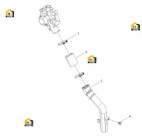 Патрубок водяной
