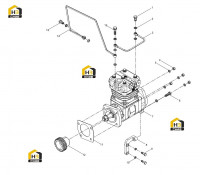 Шестерня воздушного компрессора