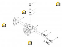 Узел седла масляного фильтра