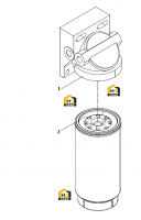 Кронштейн топливного фильтра тонкой очистки