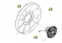 Муфта вентилятора в сборе