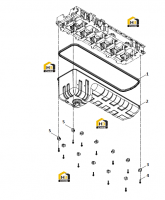 Поддон масляный с болтами